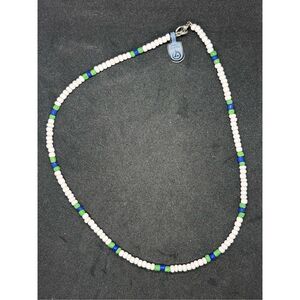 Bundle of two New with tags Seventh Sense multicolor Hematite Beaded 90s Necklac